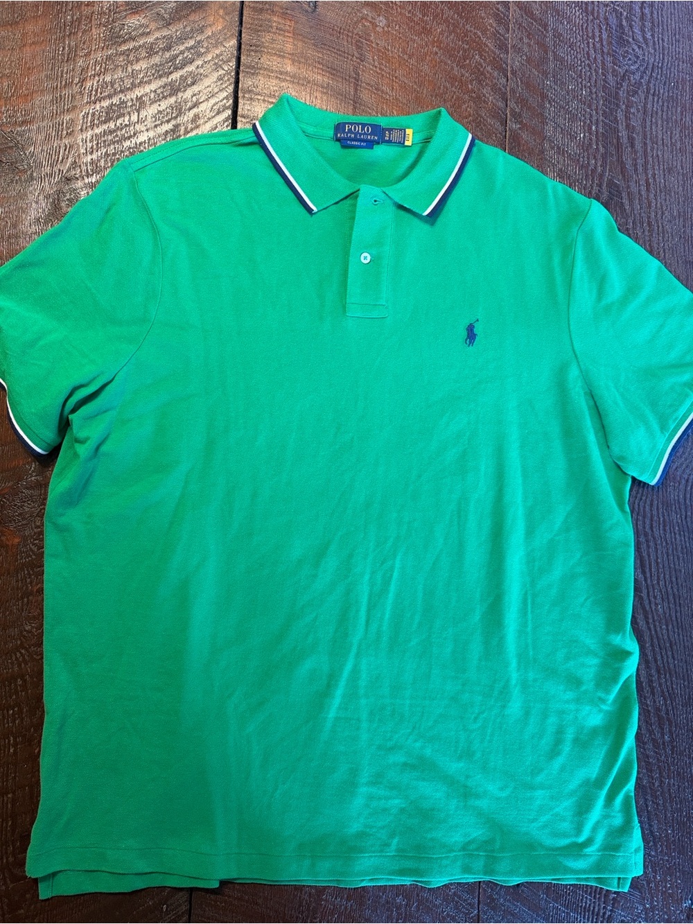Polo Ralph Lauren Men’s XL Classic Fit Green Polo Shirt